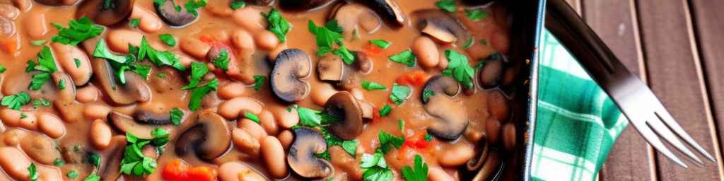 Vegetarian Bean and Mushroom Casserole