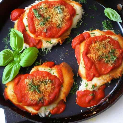 Vegetarian Chicken Parmesan (using plant-based chicken)