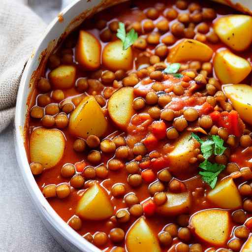 Vegetarian Goulash with Lentils and Potatoes