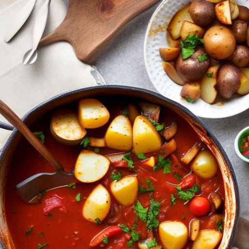 Vegetarian Goulash with Mushrooms and Potatoes