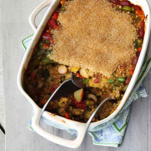 Vegetarian Quinoa and Bean Casserole