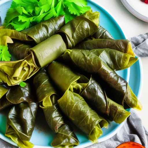 Vegetarian Stuffed Grape Leaves