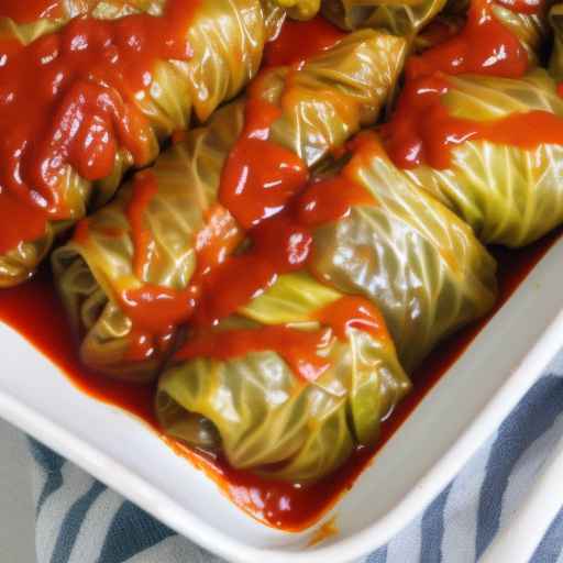 Vegetarian Sweet and Sour Cabbage Rolls