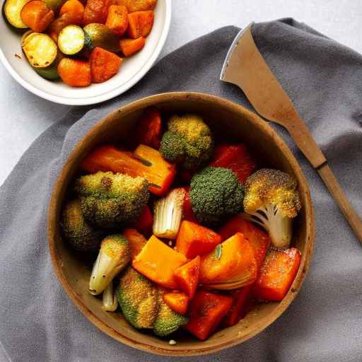 Veggie Foldover with Roasted Vegetables