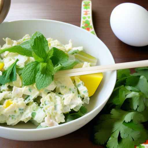 Vietnamese Egg Salad with Mint and Cilantro