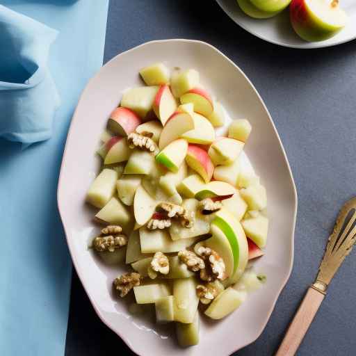 Waldorf Egg Salad with Apples and Walnuts