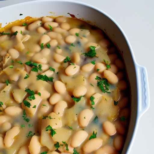 White bean and chicken casserole