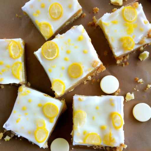 White Chocolate Lemon Bars