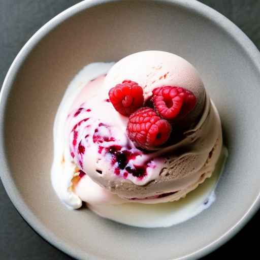 White Chocolate Raspberry Ice Cream