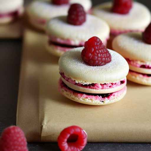 White Chocolate Raspberry Macaroons