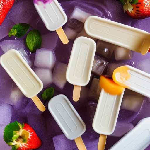 Yogurt Ice Pops with Fresh Fruit