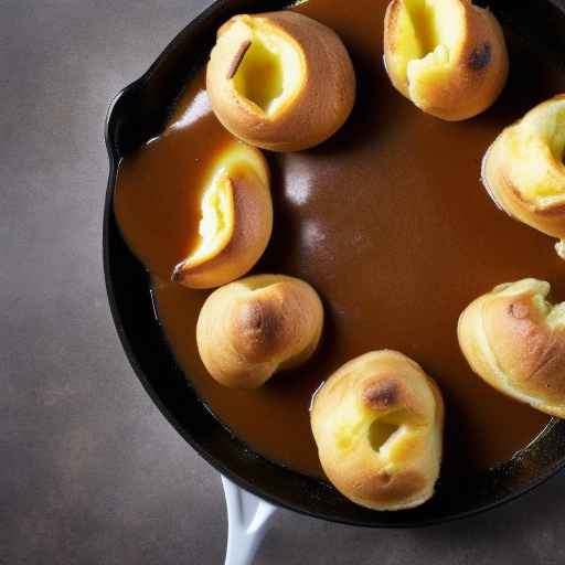 Yorkshire Puddings with Rich Pan Gravy